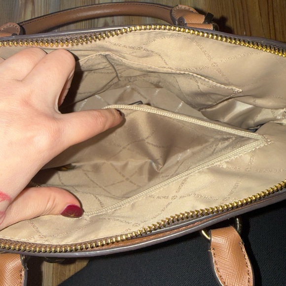 Michael Kors Dark Brown Satchel - Picture 4 of 5